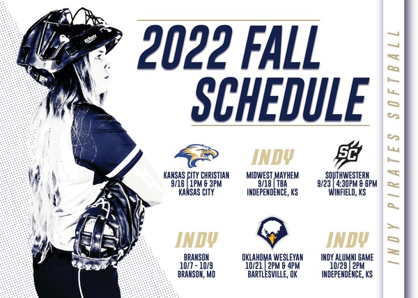 Indy Softball Fall Schedule